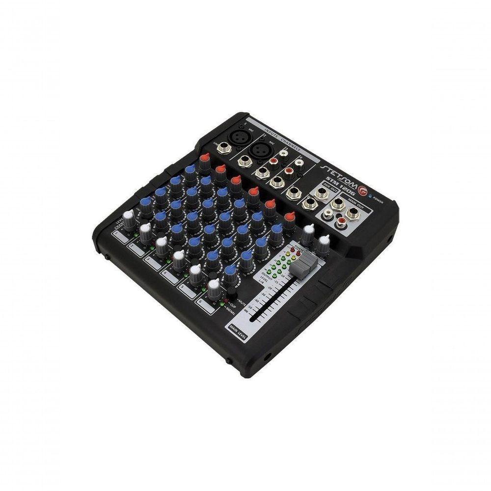 Mesa De Som Stetsom Stm1206 6 Canais 12v - 3