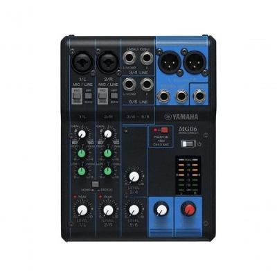 Mesa De Som Yamaha Mg06 6 Canais Bivolt Preta