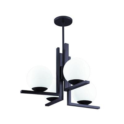 Lustre Pendente Startec Havana Globo 4xe27 Bivolt Preto