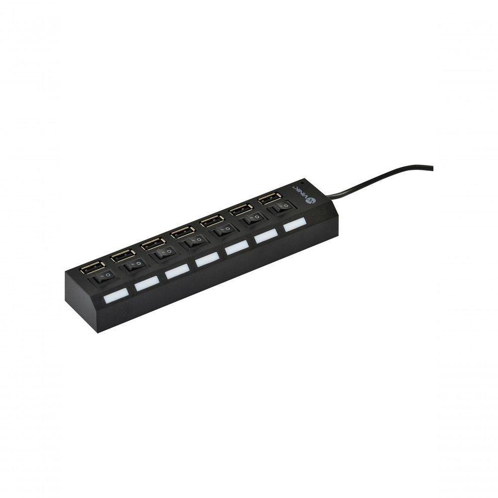 Hub Usb 2.0 7 Portas Com Cabo E Led Indicador - Huv-40 - 3