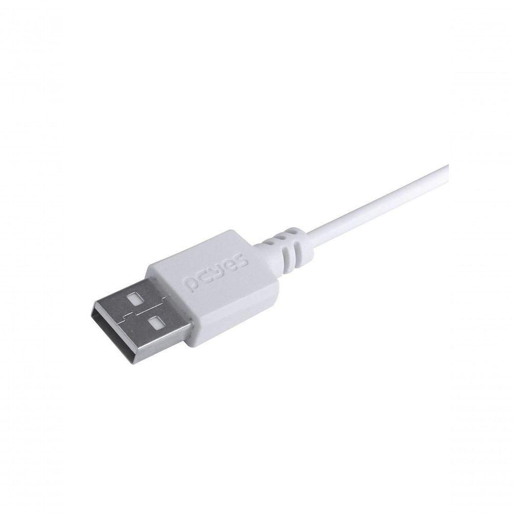 Cabo Para Celular Usb A 2.0 Para Usb Tipo C 1 Metro Branco - Puacb-01 - 3