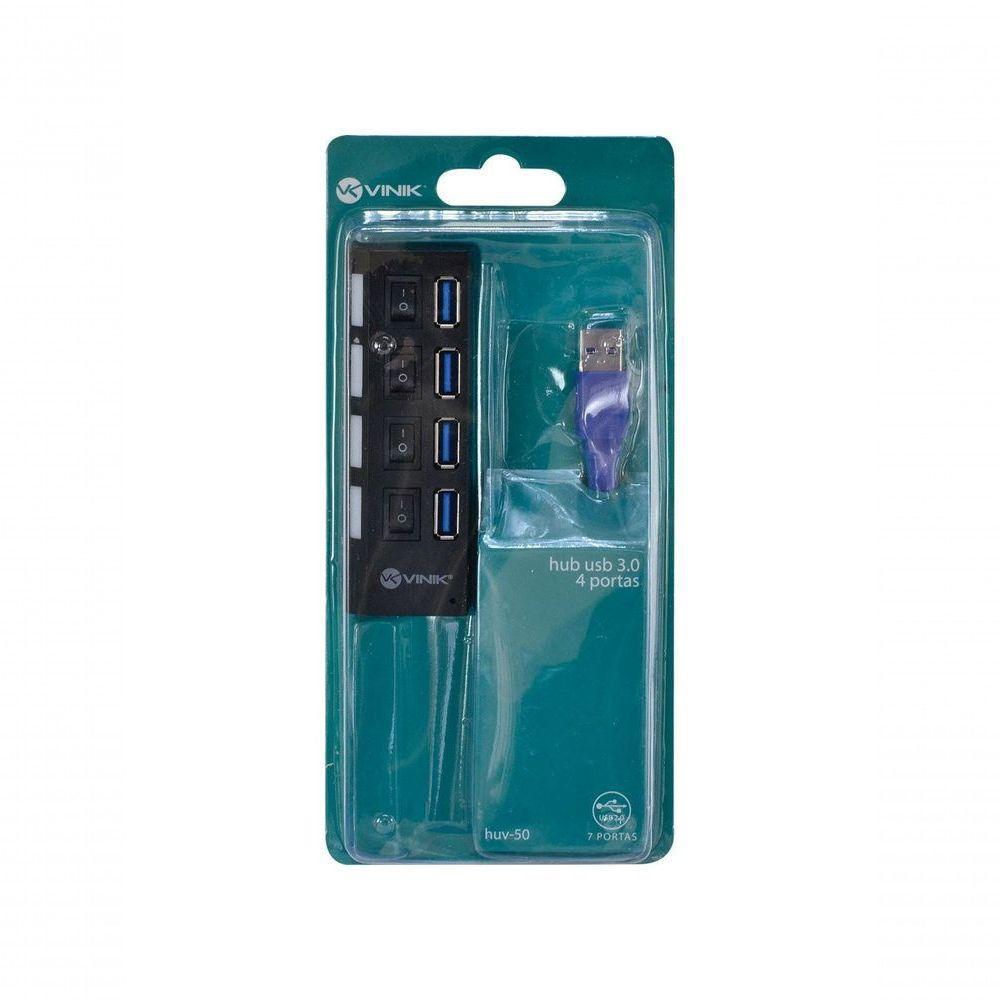 Hub Usb 3.0 4 Portas Com Interruptor Huv-50 - 8