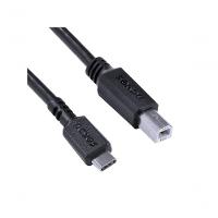 Cabo Para Impressora Usb Tipo C Para Usb B 2.0 1 Metro Preto - Pucbp-1 - 6