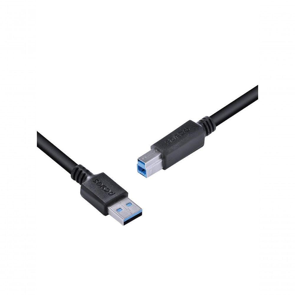 Cabo Para Impressora E Hd Externo Usb A 3.0 Macho Para Usb B 3.0 Macho 28awg Puro Cobre 3 Metros - Puabm3-3 - 4