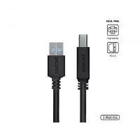 Cabo Para Impressora E Hd Externo Usb A 3.0 Macho Para Usb B 3.0 Macho 28awg Puro Cobre 3 Metros - Puabm3-3 - 2