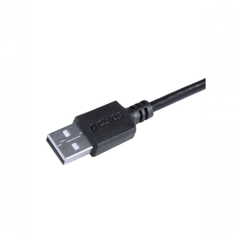 Cabo Para Celular Smartphone Micro Usb Para Usb A 2.0 50 Cm Preto - Pmuap-05 - 3