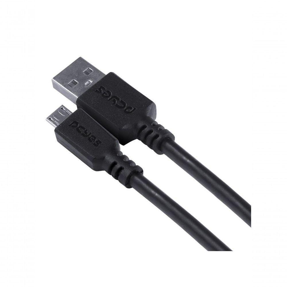 Cabo Para Celular Smartphone Micro Usb Para Usb A 2.0 50 Cm Preto - Pmuap-05 - 5
