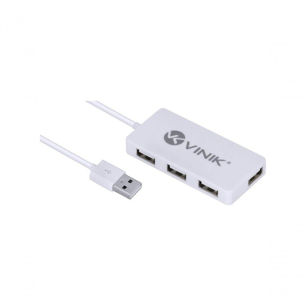 Hub Usb 2.0 Com 4 Portas E 1,2m De Cabo Branco - Huv-20b - 1