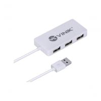 Hub Usb 2.0 Com 4 Portas E 1,2m De Cabo Branco - Huv-20b - 2