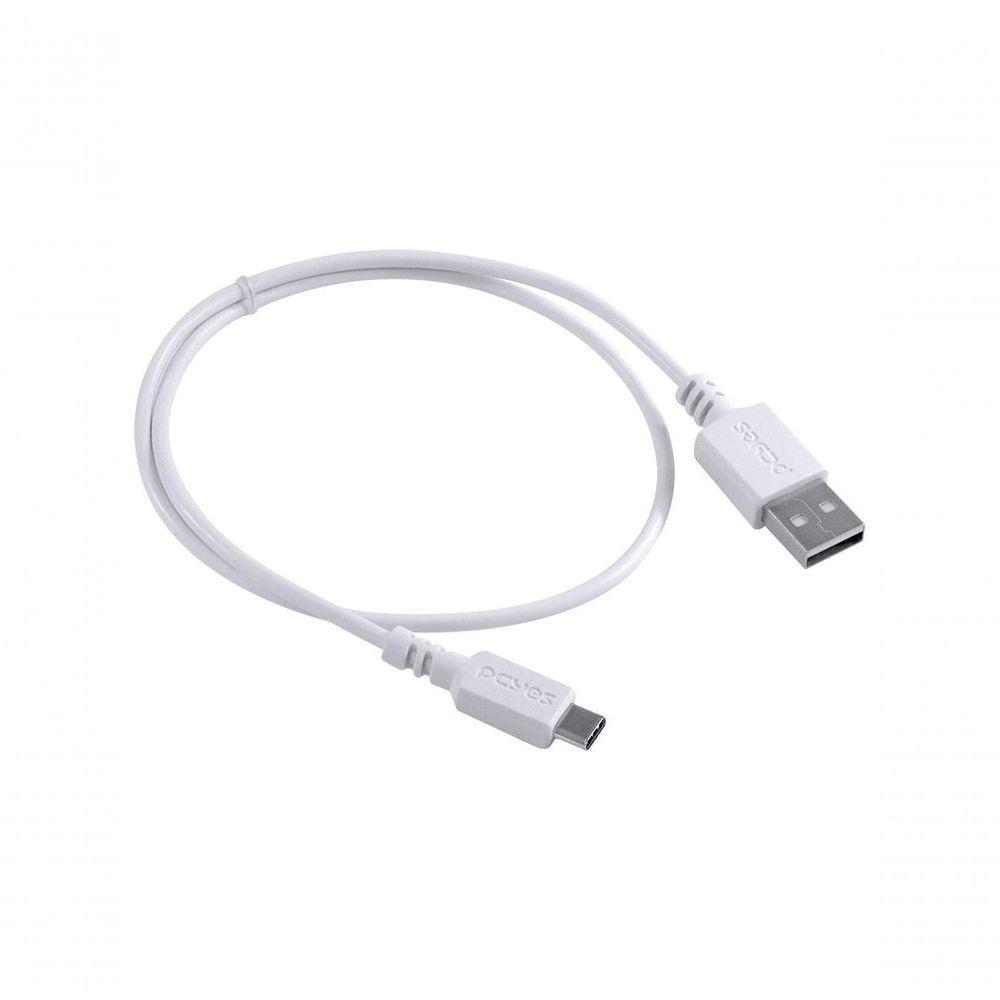 Cabo Para Celular Smartphone Usb A 2.0 Para Usb Tipo C 50 Cm Branco - Puacb-05 - 6