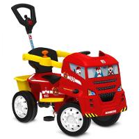 Caminhão de Bombeiros Bandeirante Pas E Pedal Vermelho e Amarelo - 1