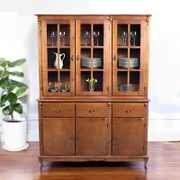 Arca Oratório De Madeira Com Cruzetas Florença 6 Portas E 3 Gavetas - Imbuia Glazer - 2