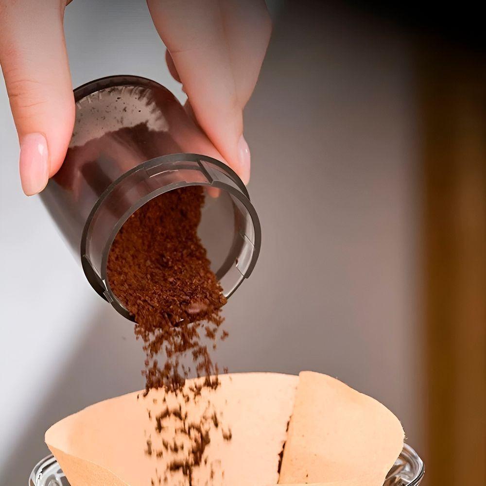 Moedor De Café Manual Manivela Portátil Moagem Ajustável - 7