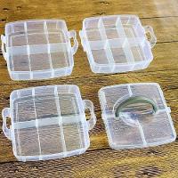 Maleta Multiuso 18 Divisorias Removivel Organizador Box Para Medicamentos Ferramentas Costura Pesca Lacinhos Infantil - 6