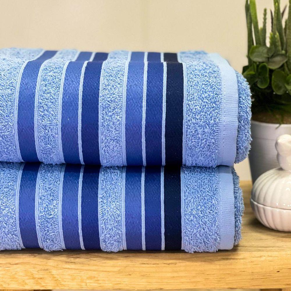 Toalha Banhão Gigante Premier 75x150 Azul - 3