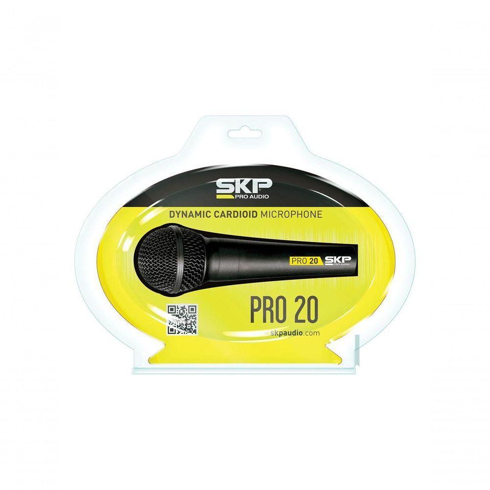 Microfone Com Fio Profissional Acompanha O Cabo De 5 Metros Pro20 - 4