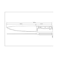 Faca Chef Tramontina Century Com Lâmina Em Aço Inox E Cabo De Policarbonato E Fibra De Vidro 10 24011110 - 4