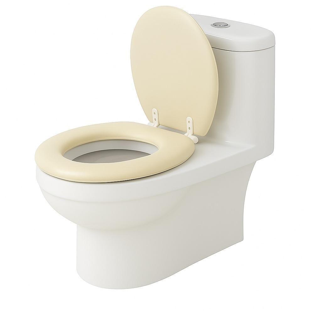 Assento Sanitario Almofadado Macio Universal Privada Banheiro Lavabo Impermeavel - 3