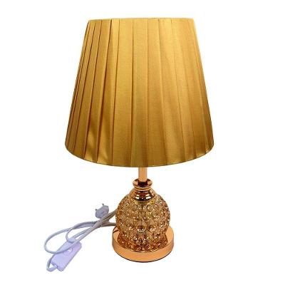 Abajur Bivolt Cúpula Color Base De Vidro 41cm - Tudo Em Caixa