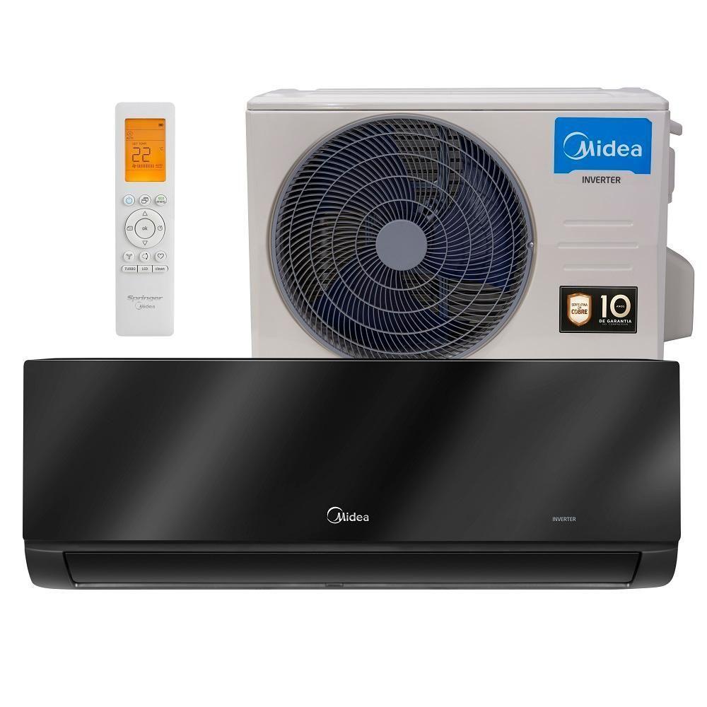 Ar Condicionado Split Springer Midea Hi Wall Xtreme Save Connect Black Inverter 12.000 BTUs Quente e Frio Monofásico Preto - 220V - 1