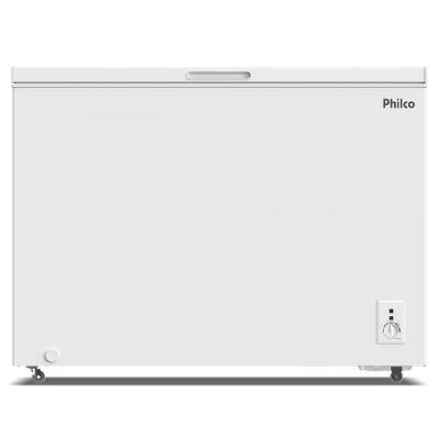 Freezer Horizontal 2 em 1 Philco PFH300B 299L com Trava Branco 220V