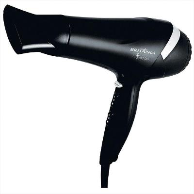 Secador de Cabelo SP3100 2000W 3 Temperaturas Preto Britânia com Jato Frio 110V