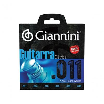 Encordamento Guitarra Giannini Geegst.11 0.011&quot;