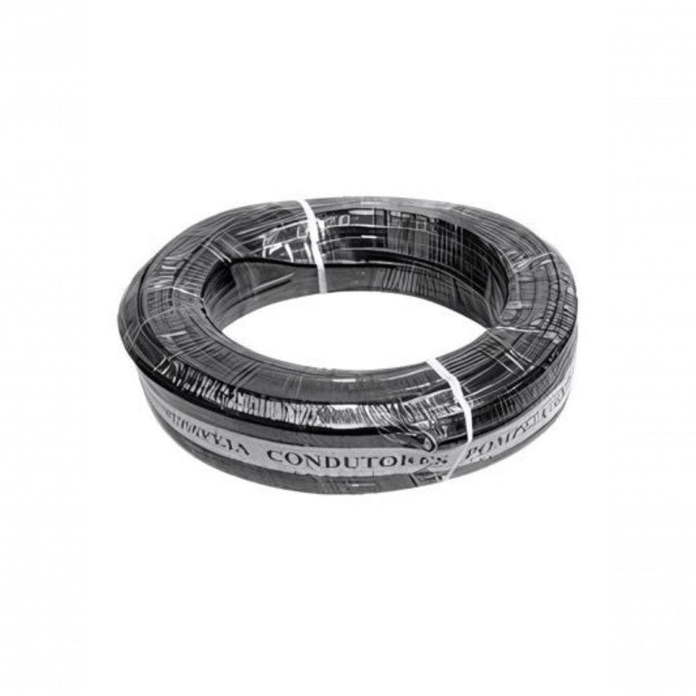 Fio Paralelo Pompeia Preto Com Tarja Branca 2x12 2,50 Mm (100 Metros) - 1