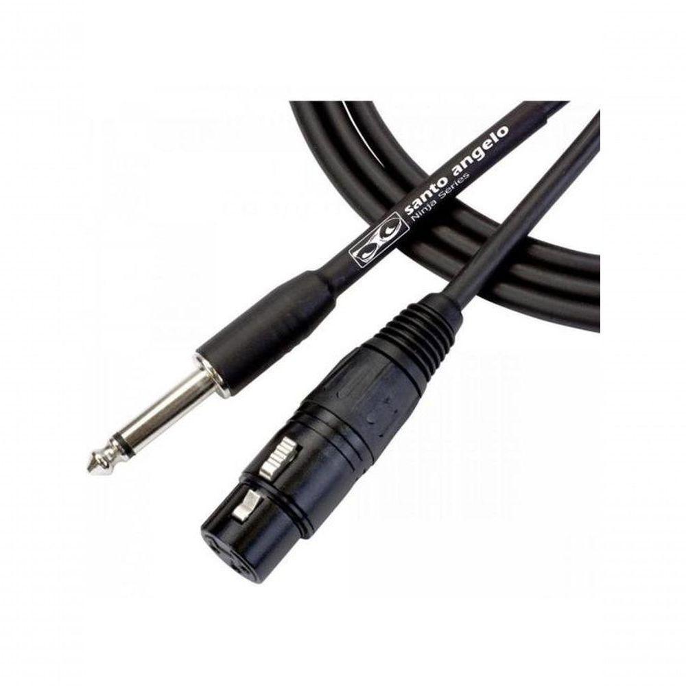 Cabo P10 X Xlr Fêmea 7,62m Ninja Hg Bsanto Angelo - 2
