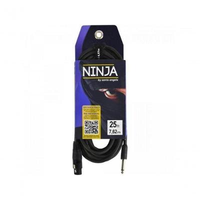 Cabo P10 X Xlr Fêmea 7,62m Ninja Hg Bsanto Angelo
