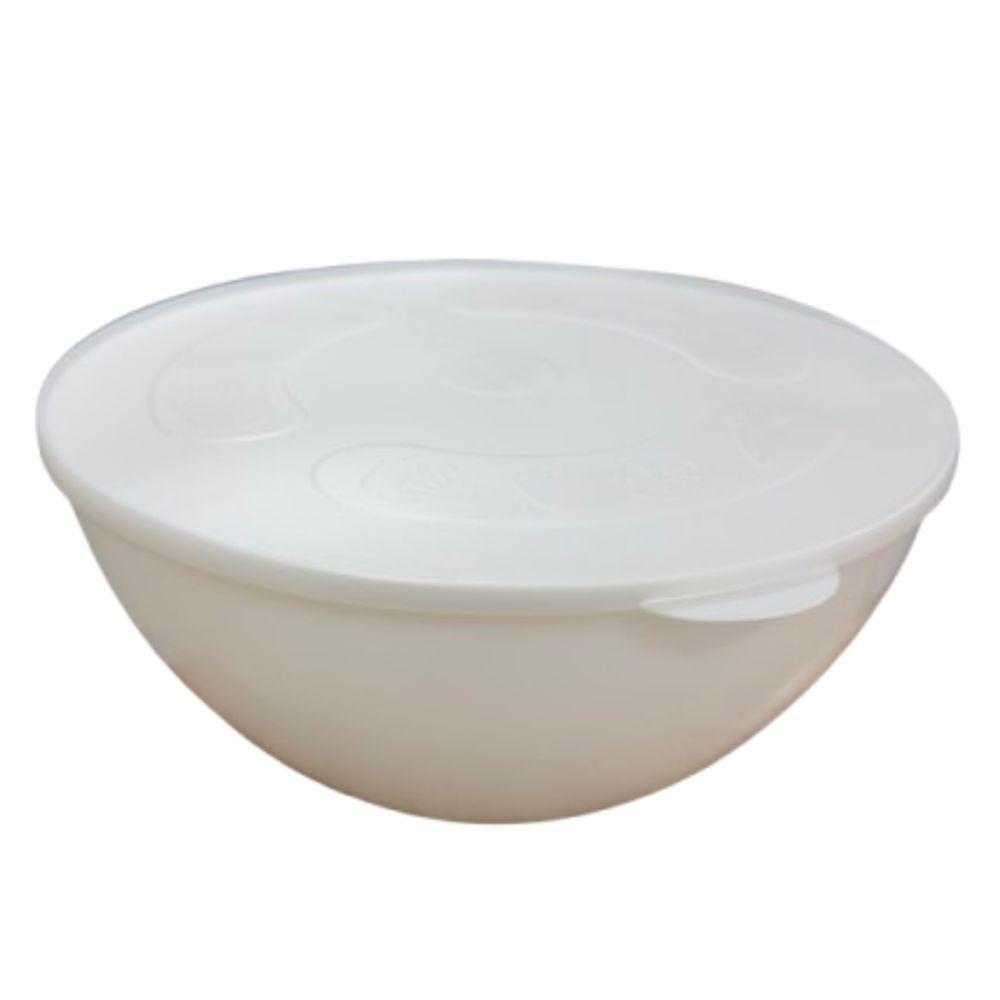 Bacia Contware 4 Litros – Plástica, Resistente E Segura Para Micro-ondas Branco Pérola - 1