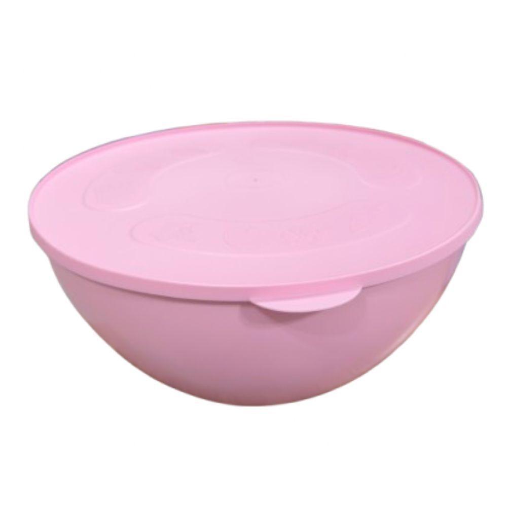 Bacia Contware 4 Litros – Plástica, Resistente E Segura Para Micro-ondas Rosa - 1