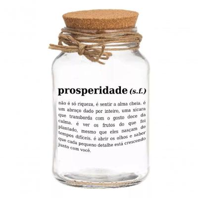 Pote 500ml Hermético Prosperidade