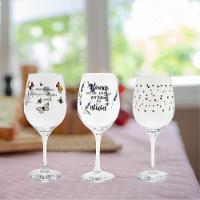 Jogo 4 Taças Vinho Vidro Transparente 600ml Mini Coração - 5