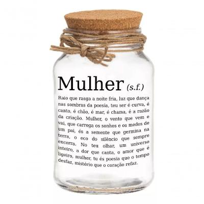 Pote 500ml Hermético Mulher