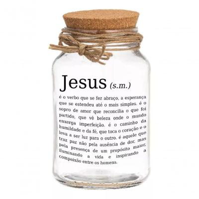 Pote 500ml Hermético Jesus
