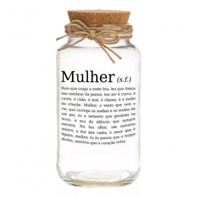 Pote 750ml Hermético Mulher