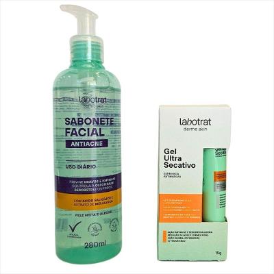 Kit Labotrat Anti Acne Sabonete+gel Ultra Secativo Antimarca