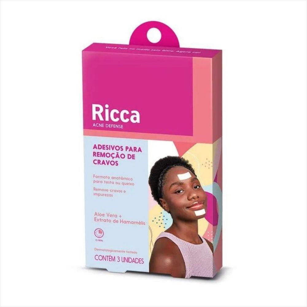 Ricca Fita Adesiva P- Retirar Cravos Da Testa E Queixo 3pcs - 1