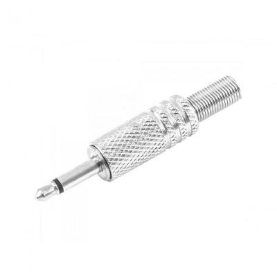Plug P2 Mono Níquel Com Mola Pgpd0005 Prata Storm - Pct - 50