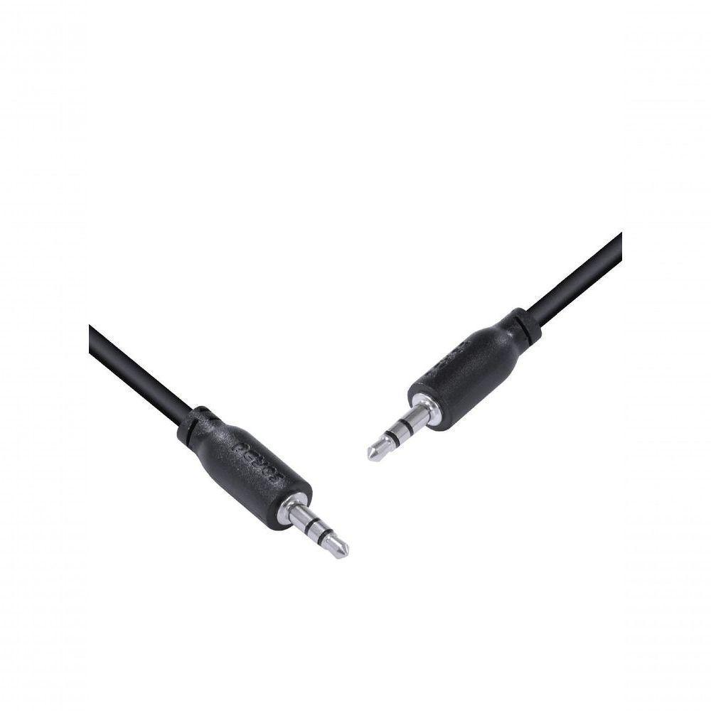 Cabo P2 3.5mm Macho Para P2 3.5mm Macho 28awg Puro Cobre 2 Metros - P35m-2 - 3