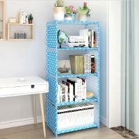 Estante Multiuso Organizador Livros Brinquedos 5 Prateleiras Empilhavel Quarto Banheiro Lavanderia Roupas Modular Azul - 2