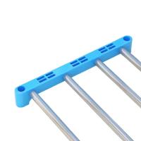 Estante Multiuso Organizador Livros Brinquedos 5 Prateleiras Empilhavel Quarto Banheiro Lavanderia Roupas Modular Azul - 6