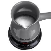 Cafeteira Eletrica 600w Maquina De Cafe Expresso Europeu Turco Aquecedor De Agua Cinza