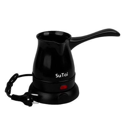Cafeteira Turca Eletrica 600w Maquina De Cafe Expresso Europeu Com Aquecedor Rapido Cozinha Trabalho Portatil Preta