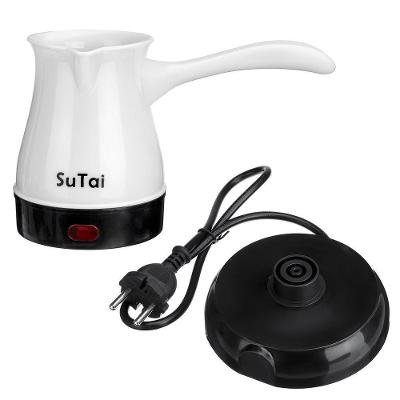 Cefeteira Maquina De Cafe Eletrica 600w Expresso Turco Europeu Cafeteira Aquecedor De Agua Luxo Branca