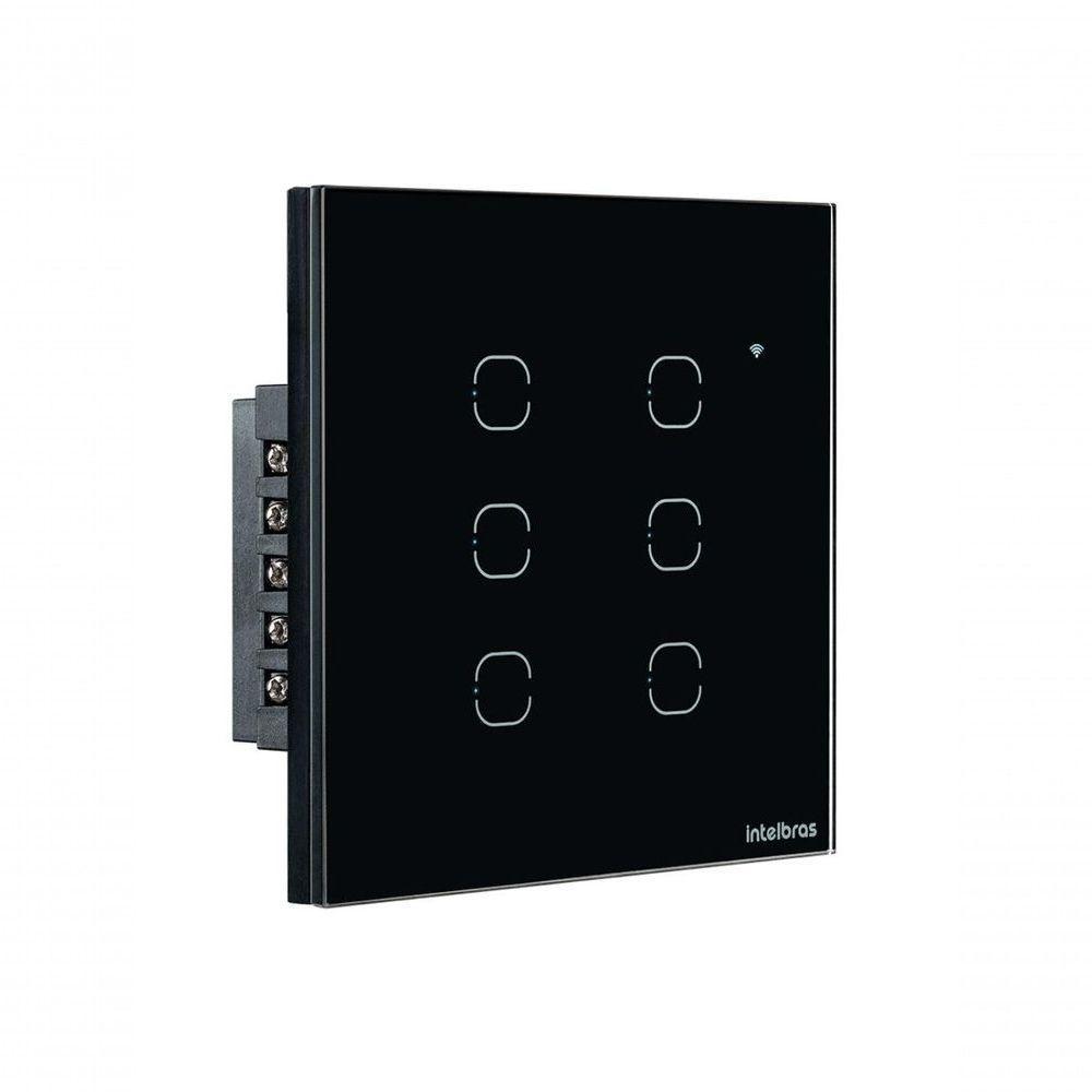Interruptor Smart Touch Intelbras Wifi Preto - 3