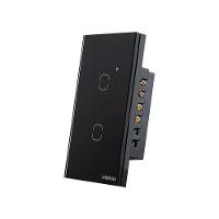 Interruptor Smart Zigbee Touch 2 Preto Ezs 1002 4850048 - 5