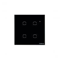 Interruptor Smart Wi-fi Touch 4 Teclas Preto Ews 1004 4850028 - 3