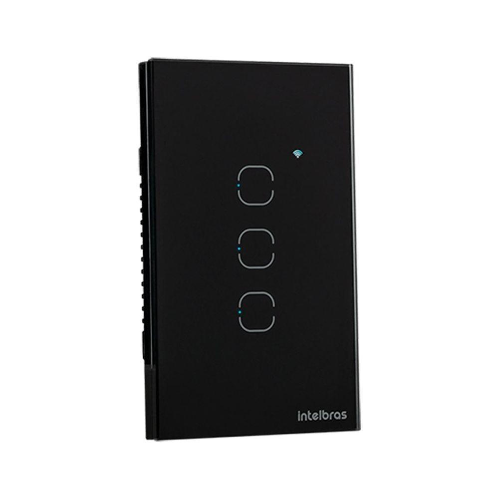 Interruptor Smart Zigbee Touch 3 Preto Ezs 1003 4850049 - 2